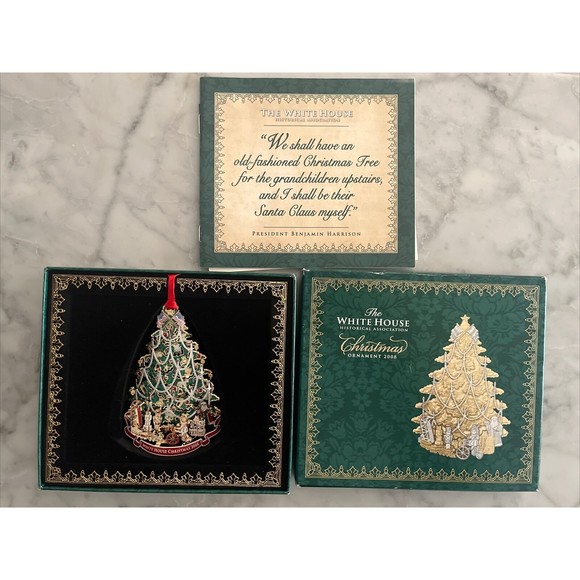 2008 The White House Historical Association Christmas Ornament- In Box! - Picture 4 of 5